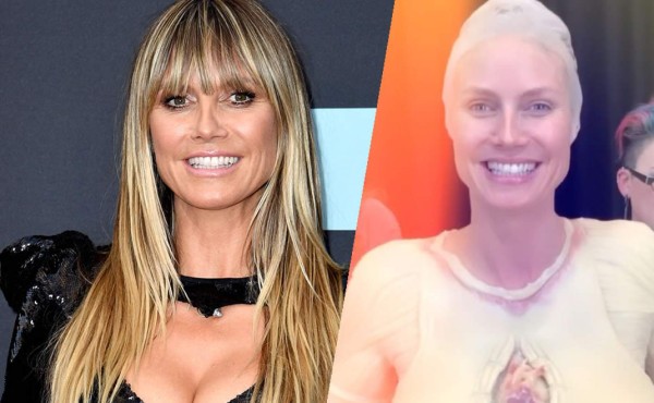 Heidi Klum, la reina de Halloween, se disfraza frente a curiosos en Manhattan