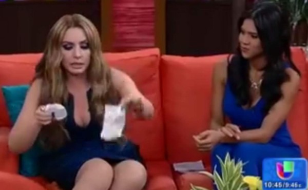 Paty Navidad: No se me cayó una toalla sanitaria sino un kleenex