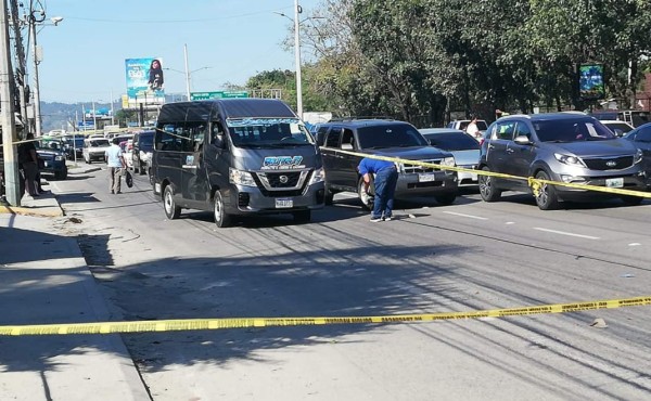 Policía municipal le dispara a un rapidito en San Pedro Sula