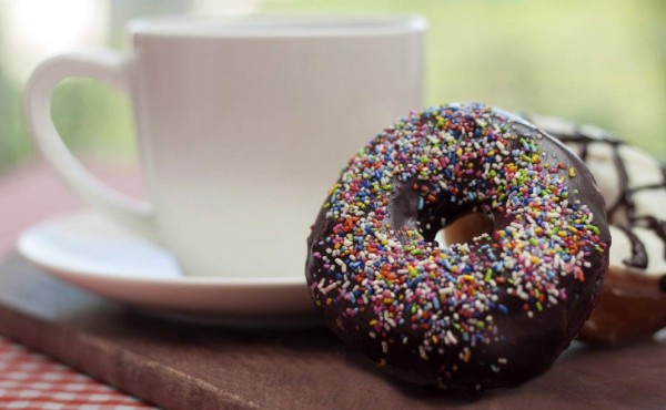 Donas caseras de chocolate