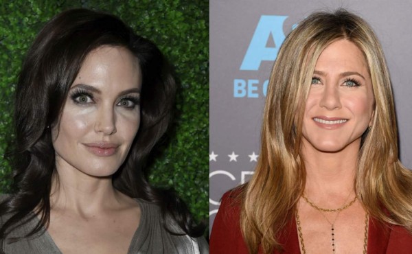 Angelina Jolie y Jennifer Aniston, juntas pero no revueltas