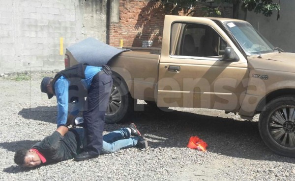 En persecución capturan a un supuesto asaltacasas en San Pedro Sula
