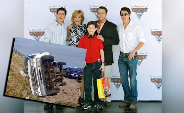 Familia de Alfredo Adame sufre grave accidente  