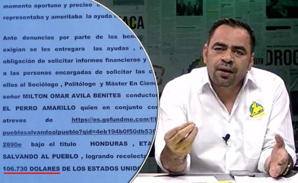 Denuncian a Milton Benítez por dinero de damnificados de Eta y Iota