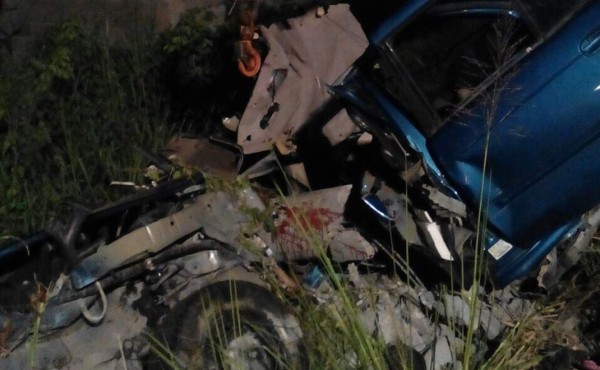 Un muerto y un herido deja accidente de tránsito en San Pedro Sula