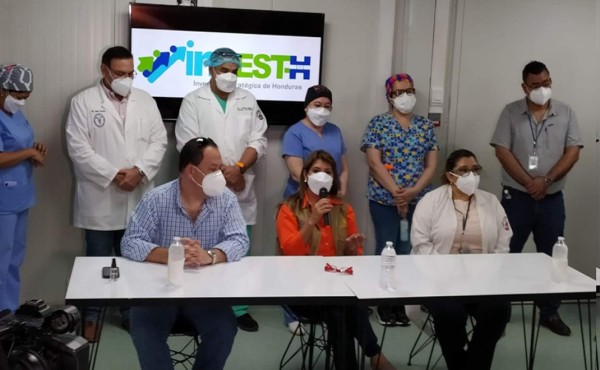 Salud e Interventora de Invest-H piden 'paciencia' sobre operación de hospital móvil en San Pedro Sula