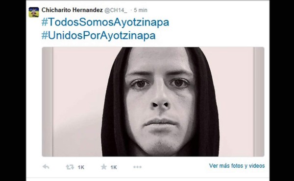 ¡Justicia para Ayotzinapa! piden famosos