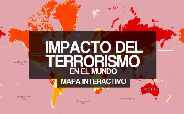 El mapa del terrorismo que atemoriza al mundo