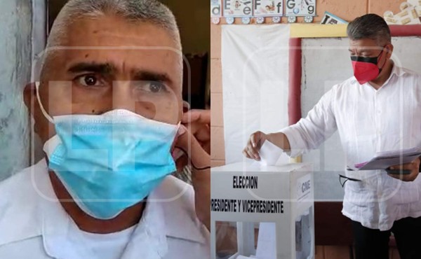 José Rivera y Omar Menjívar ejercen su voto en disputa por Alcaldía de SPS