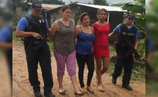 Capturan a tres mujeres por un supuesto autosecuestro en Yojoa