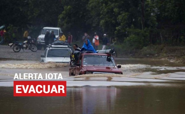 Honduras anuncia desalojos forzados ante cercanía de Iota