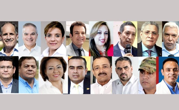 16 aspirantes buscan la Presidencia de Honduras en las elecciones de noviembre