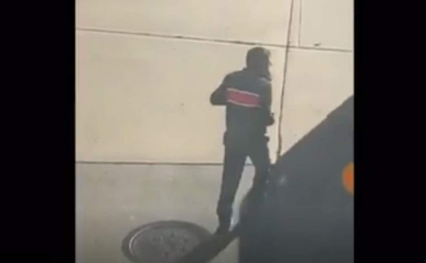 Imágenes del arrestó del atacante de Nueva York