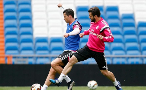 El Real Madrid se entrenó en el Santiago Bernabéu