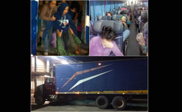 Rescatan en México a 129 ilegales en dos operativos