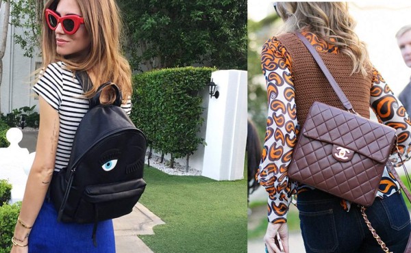 Las mochilas, estilo al hombro