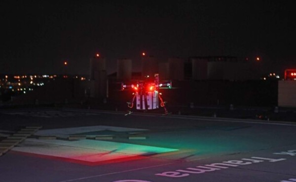 Un dron entrega un precioso paquete en EEUU: un riñón