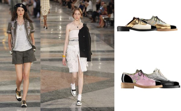 Chanel le da un nuevo aire al calzado Derby