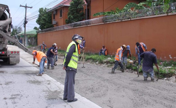 En 30% avanza ampliación de la 13 avenida de San Pedro Sula