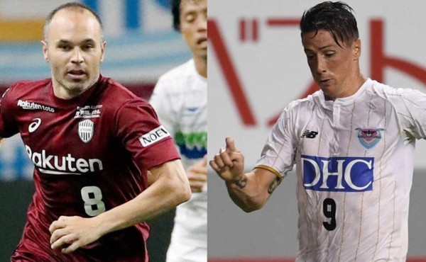 Andrés Iniesta y Fernando Torres debutan con derrota en Japón