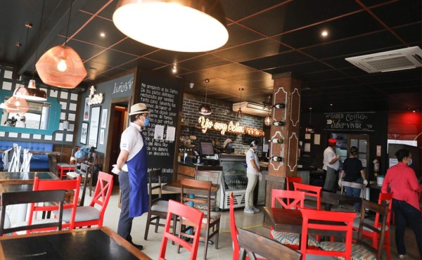 Hoy inicia apertura de restaurantes con dos establecimientos piloto en Tegucigalpa