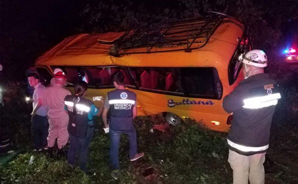 Estables se encuentran los seis accidentados anoche en Copán