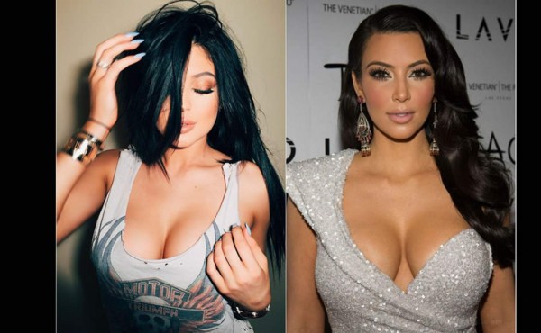 Kylie Jenner compite con Kim Kardashian por escote