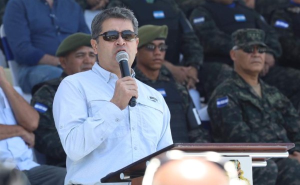 Juan Orlando Hernández: La Policía Militar ha salvado 42,000 vidas de hondureños