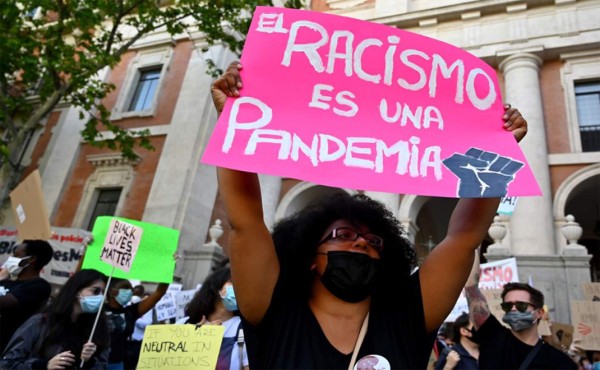 España se une a la ola de manifestaciones contra el racismo