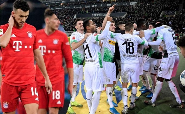 Borussia Mönchengladbach remonta al Bayern Múnich y mantiene el liderato de la Bundesliga