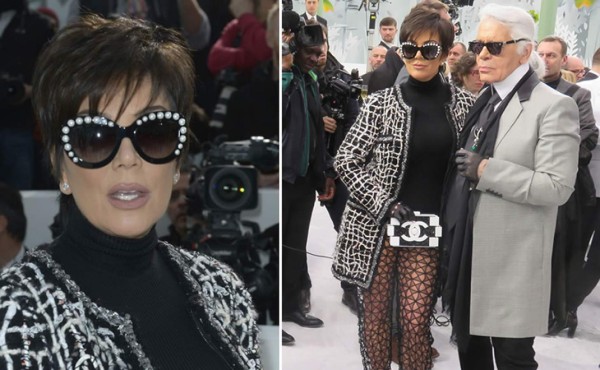 Kris Jenner quiso sorprender a Karl Lagerfeld