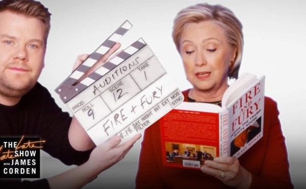 Fuego y furia de Hillary Clinton contra Trump en los Grammy