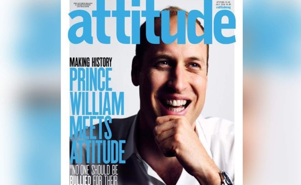 Príncipe Guillermo en histórica portada de revista gay británica