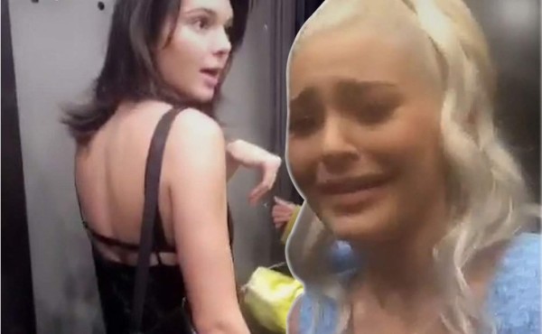 Kylie Jenner lloró tras quedar atrapada en elevador