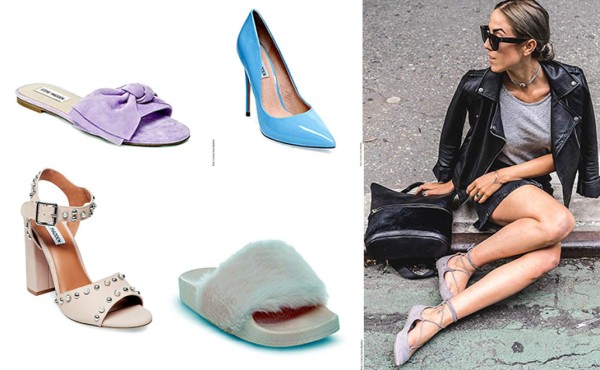 Los tonos pastel se apoderan del calzado