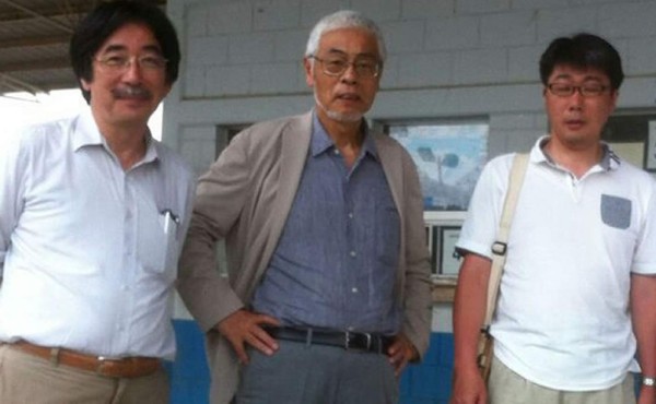 Delegación japonesa de visita en la Portuaria