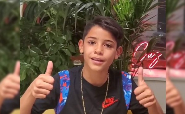 Hijo de Cristiano Ronaldo regresa a Instagram y cierra su cuenta una hora después