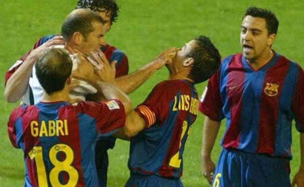 El momento cuando Zidane agredió a Luis Enrique