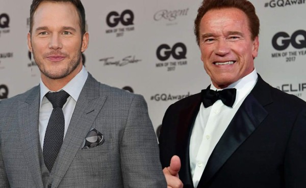 Chris Pratt recibe visto bueno de su suegro Arnold Schwarzenegger