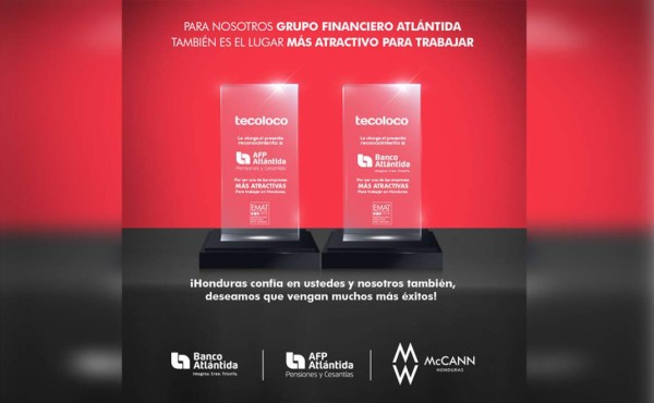 Banco Atlántida es número uno en el ranking de Banca y Finanzas&nbsp;&nbsp;