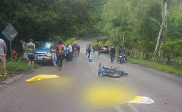 Muere un tío y su sobrino en accidente vial en Yuscarán