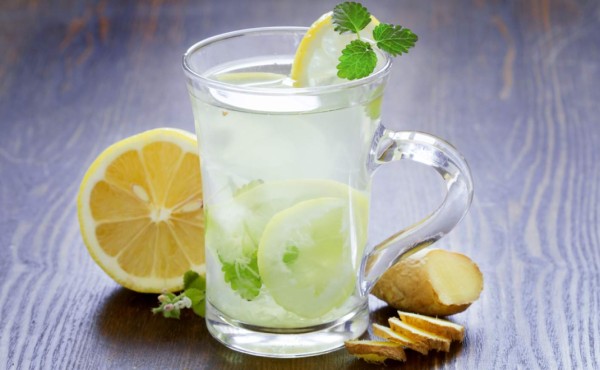 Refrescante Limonada con jengibre