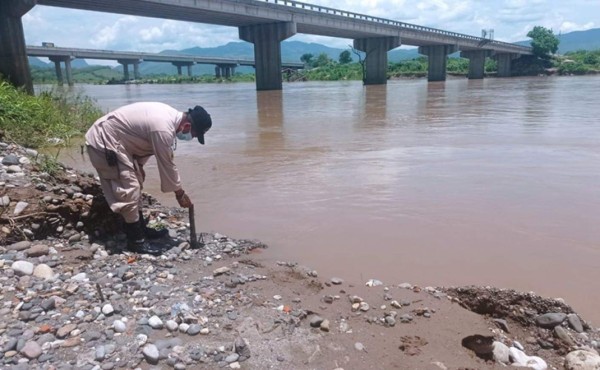 Se mantiene estable el nivel del río Ulúa este sábado