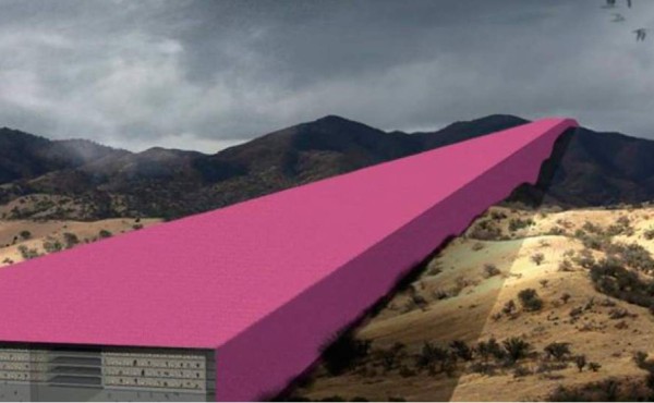 Arquitectos mexicanos diseñan un muro para Trump