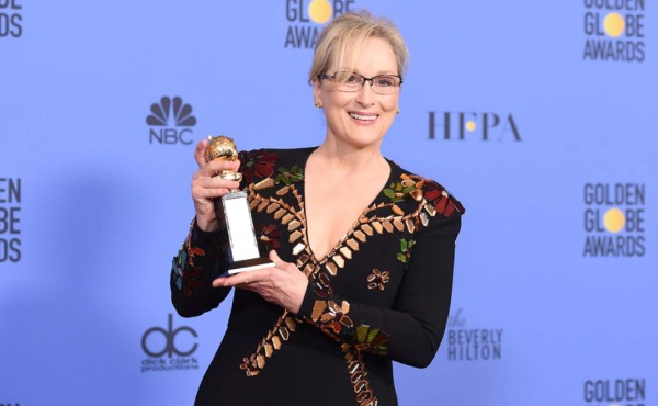 Hollywood apoya el discurso de Meryl Streep frente a Donald Trump