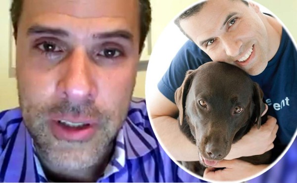 Marco Antonio Regil llora por su perra que murió de cáncer