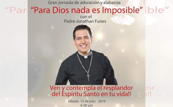 Todos a cantar con el padre Funes en jornada de adoración y alabanza en San Pedro Sula