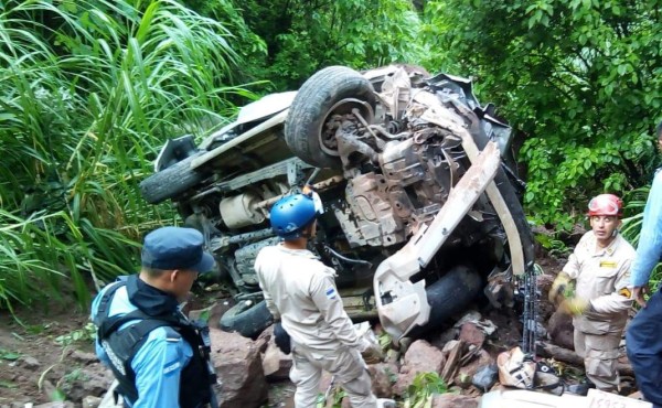 Policía: 'Muertos por accidente en Copán iban en supuesto estado de ebriedad'