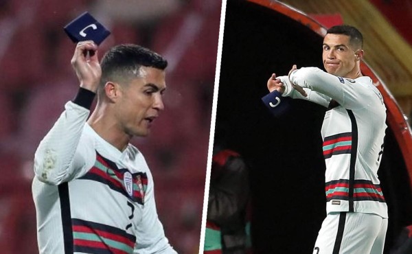 El brazalete que Cristiano Ronaldo lanzó en Serbia se subastó por millonaria suma para una buena causa