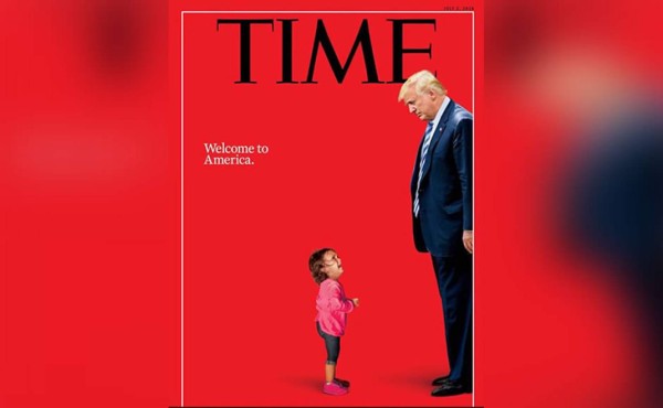'Welcome to America”: portada de revista Time destaca a niña hondureña en la frontera de EEUU  